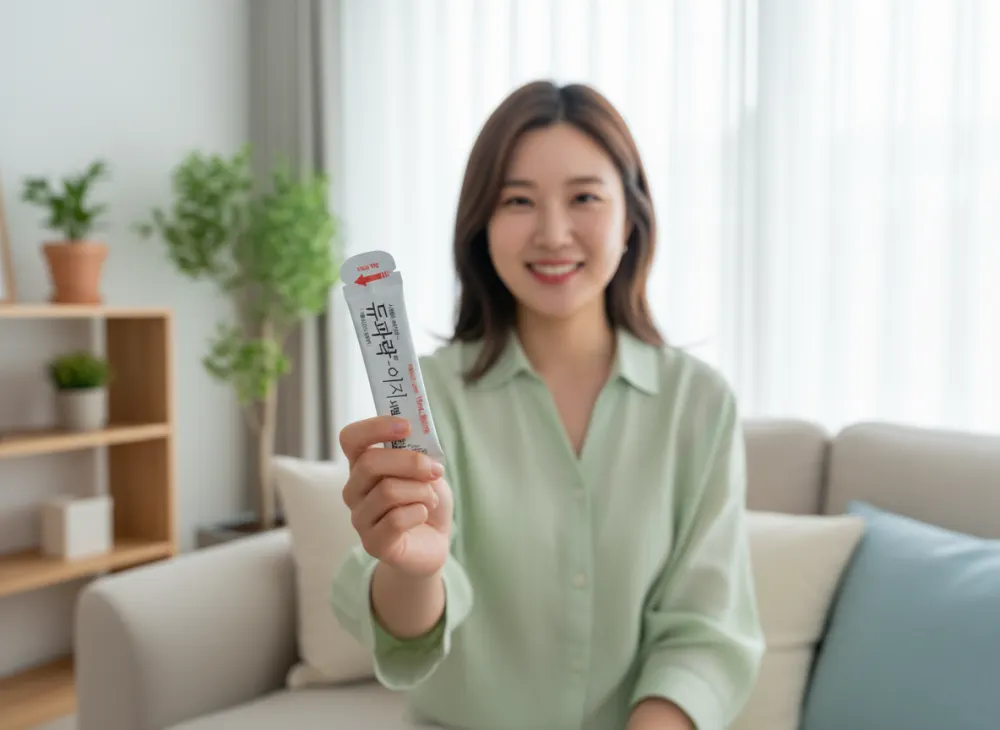 듀락칸 이지 시럽 복용후 변비에서 해방된 여성