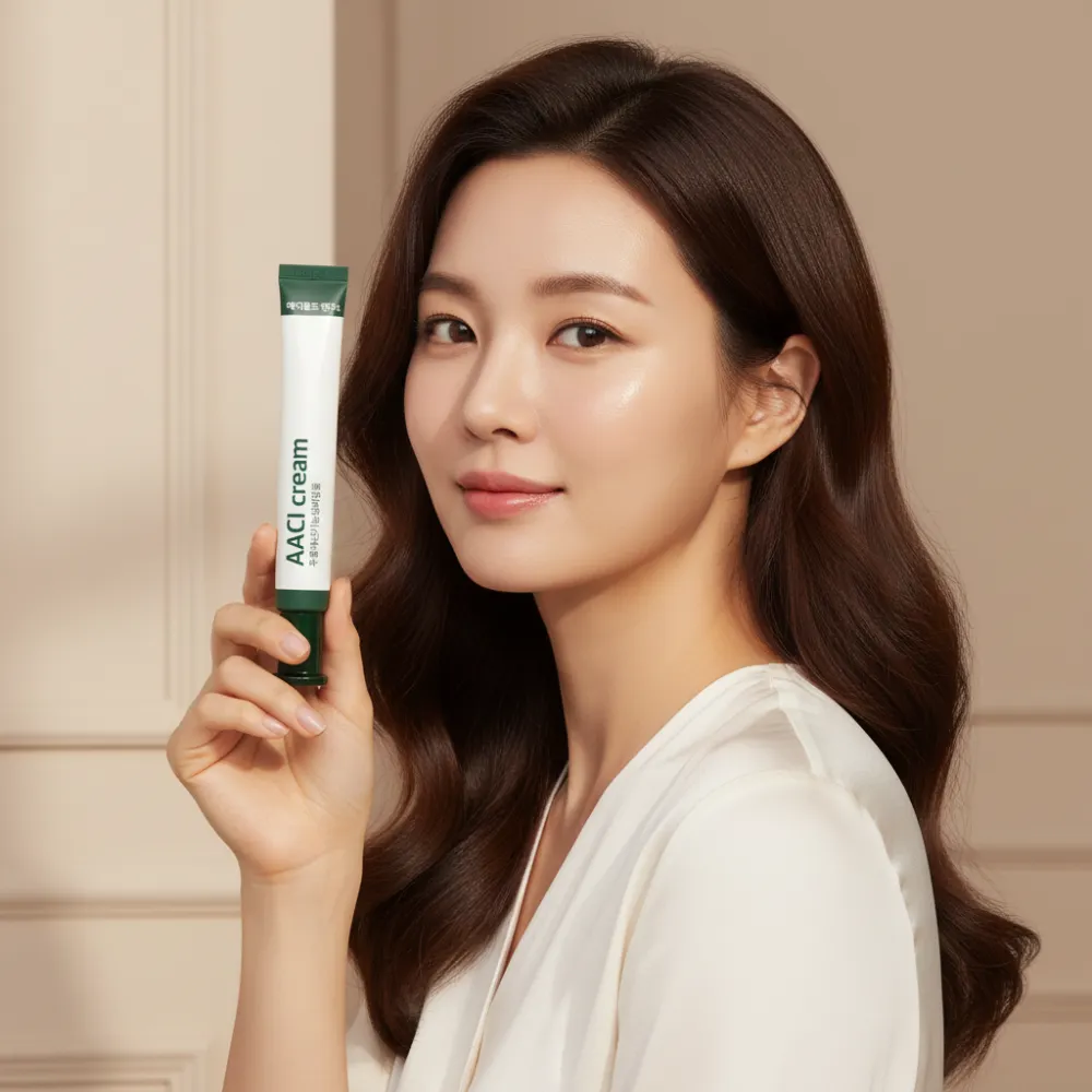 악시크림 주름 개선 화장품 효과를 본 여성